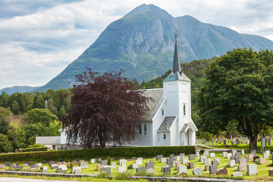 Gullstein Church More og Romsdal Norway Scandinavia
