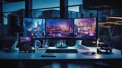 Fototapeta premium Unlock the future with images showcasing innovative technologies in action, where progress and creativity converge.