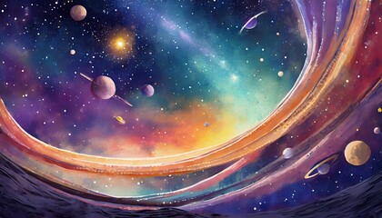 background with stars