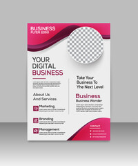 Corporate business flyer template