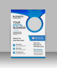 Digital studio and marketing flyer design