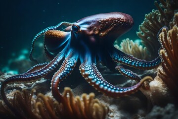 octopus in sea