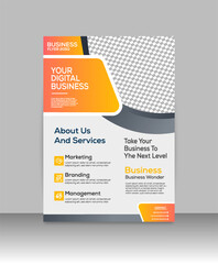 Modern corporative flyer template