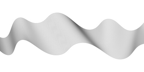 Abstract digital wave of particles. Technology background. Vector illustration