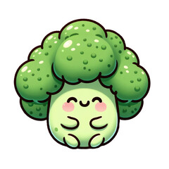 Kawaii broccoli