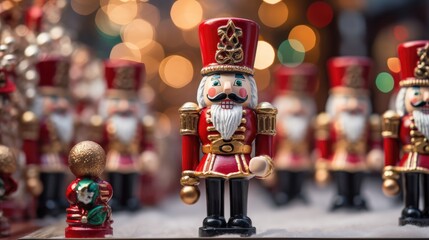 Winter Magic at the Christmas Market: Snowman toys and festive decorations bring holiday cheer to this bustling Christmas market, creating a whimsical and joyful winter wonderland