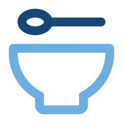 Fototapeta premium bowl and spoon