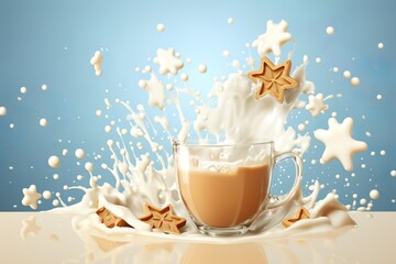 gingerbread and milk explosion