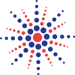 Modern and colorful  shape design with  circle