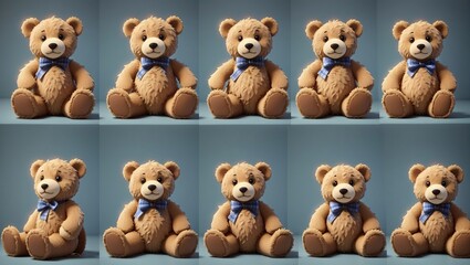 set of teddy bear