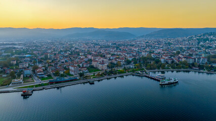 Fototapeta premium Kocaeli Province is located at the easternmost end of the Marmara Sea around the Gulf of Izmit.