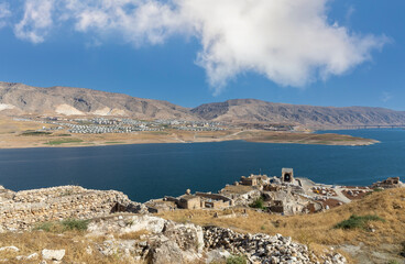 The beautiful landscapes from article city hasankeyf of turkey.