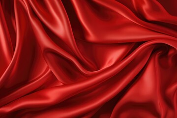 red satin, silk fabric texture background