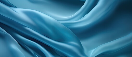 Obraz premium Blurry blue fabric backdrop
