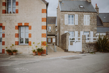 Momentaufnahme aus dem Dörfchen Barfleur der Normandie in Frankreich