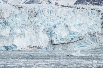 Harvard Tidewater Glacier at the end of College Fjord, Alaska, USA
