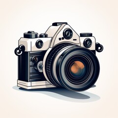 minimalist camera pictogram