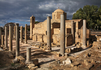 Basilica Panagia Chrysopolitissa - Agia Kiriaki church in Pathos. Cyprus - 670700300