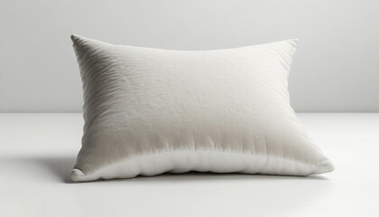 Fototapeta na wymiar Plush Pillow on a White Background
