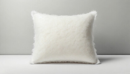Plush Pillow on a White Background