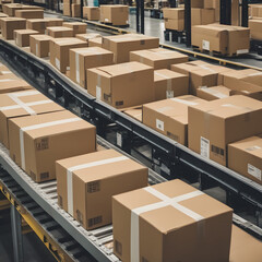 boxes in warehouse