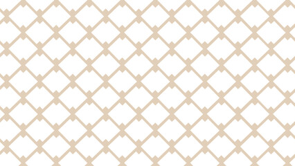 Beige seamless geometric pattern with shapes as a background