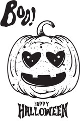 halloween pumpkin illustration