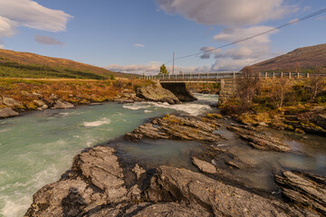 Tessanden, a tributary of the Sjoa River in Jotunheim National Park, Norway