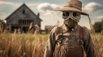 Hyper-realistic Alien Farmers Portrait