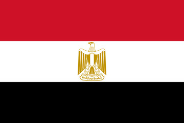 egypt flag  - obrazy, fototapety, plakaty