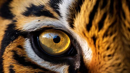 Photo sur Plexiglas Photographie macro macro fotografia de tigre 