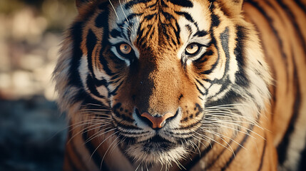 macro fotografia tigre poderoso 