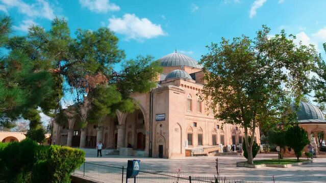 Eyyup Prophet Mosque Urfa turkey. 4K 