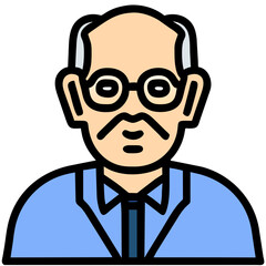 Obraz premium businessman with glasses