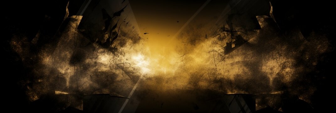 yellow and black background wallpaper web banner border erie smoke grit grain