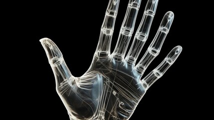 x ray image of hand ai generated