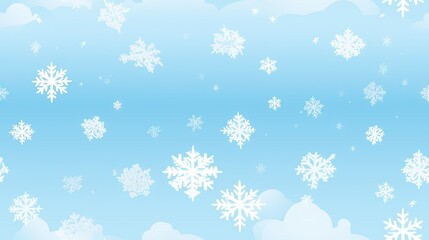  a blue and white background with snowflakes on the top and bottom of the snowflakes on the bottom and bottom of the snowflakes on the bottom of the bottom of the snowflakes.  generative ai