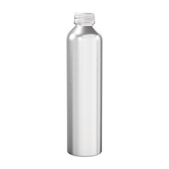 An Aluminium Bottle image isolated in a white background
