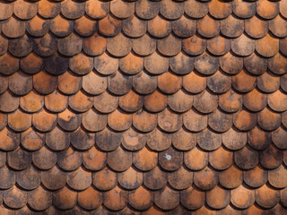 Roof Tile Texture Background and Wallpaper