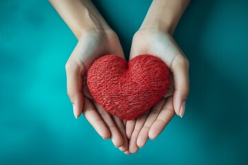 Gentle Embrace: A Heart in Hand