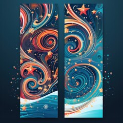 abstract advertising banner for your background. 