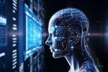 Development, training and improvement of modern technologies of artificial intelligence. AI generated content.