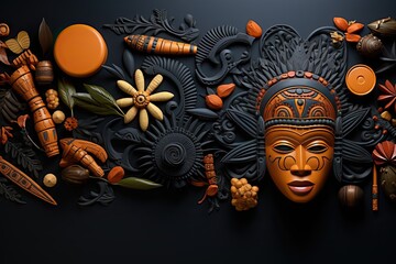 The cycle of life, mask