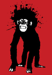 monkey black power ink