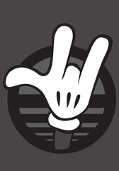 cartoon hand