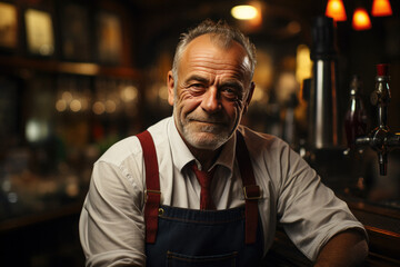 Fototapeta premium Portrait of a Barman