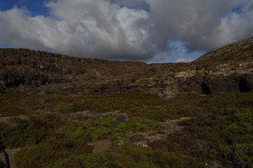 clouds over the mountain