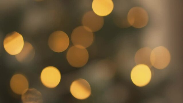 Light elements on the Christmas tree add sparkle and an atmosphere of harmony to the holiday. Lighting effects and bokeh add uniqueness and fabulousness to Christmas decor that can impress everyone.