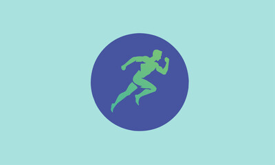 Runner Logo that Symbolizes Unity and Freedom, Runner Logo that Inspires and Motivates to run into the future, Runner Logo that Shows Speed and Toughness.