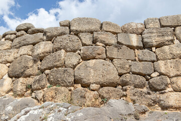 Old Greek stone wall